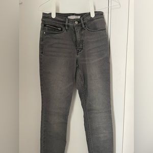 Athleta skinny gray jeans. Stretchy fit. Size 2. Never worn.